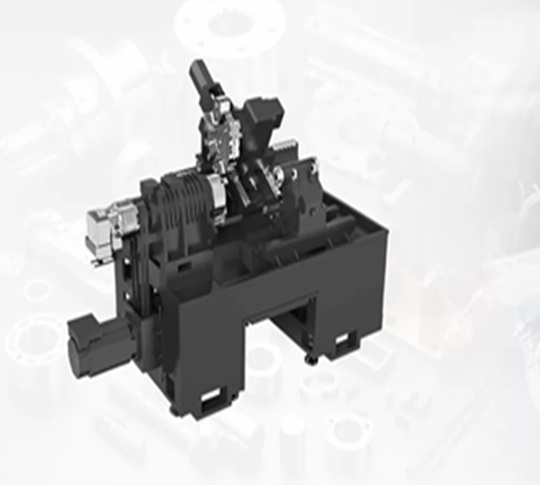 The headstock of high-speed cnc lathe The headstock of high-speed cnc lathe